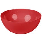 GET SZSB011R BambooServe 3.3 Qt. Round Bamboo Red Salad Bowl - 6/Case